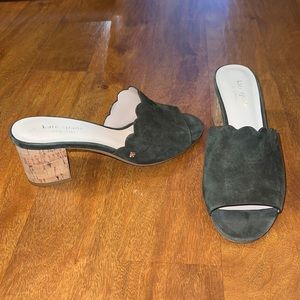 Kate Spade Warren Green Mule Heel Sandal